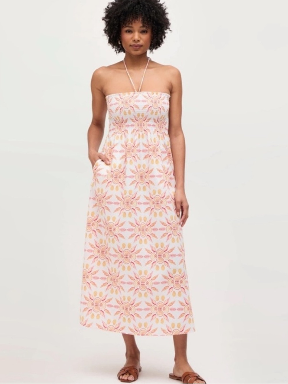 Hill House Lucy Smocked Halter Nap Dress